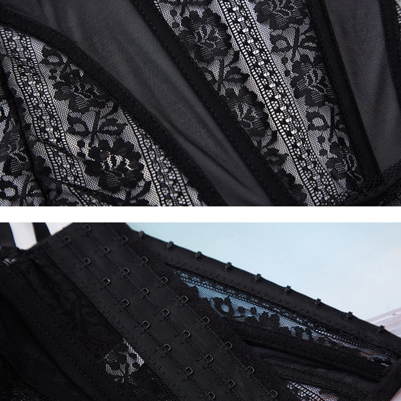 Clementine Lace Corset Ensemble