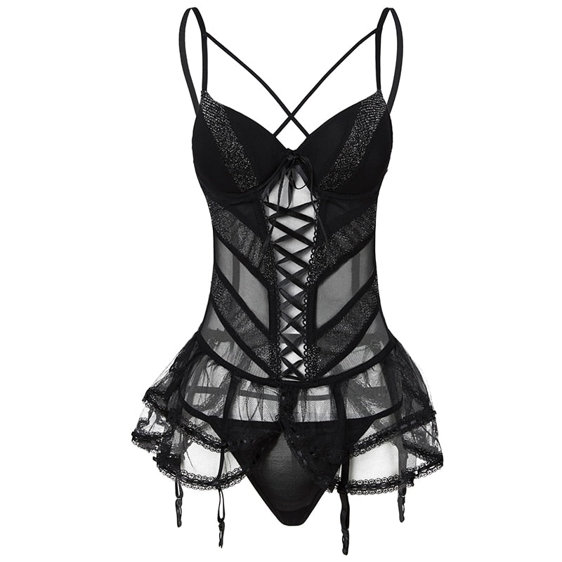 Lace Corset Set by Monique