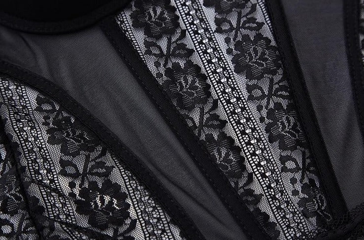 Clementine Lace Corset Ensemble