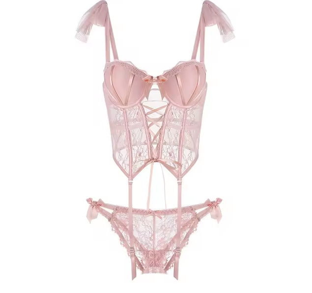 Lace Corset Set by Sonja