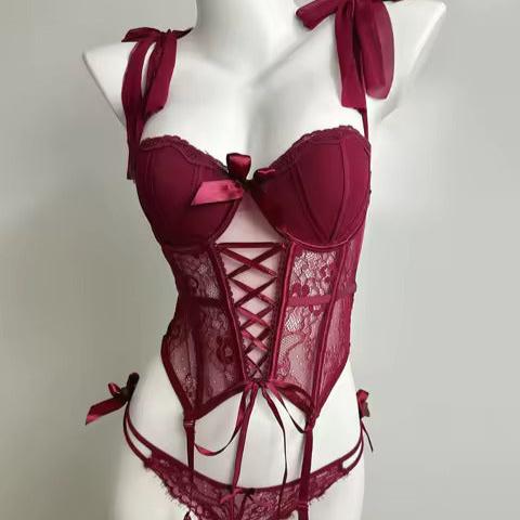 Lace Corset Set by Sonja