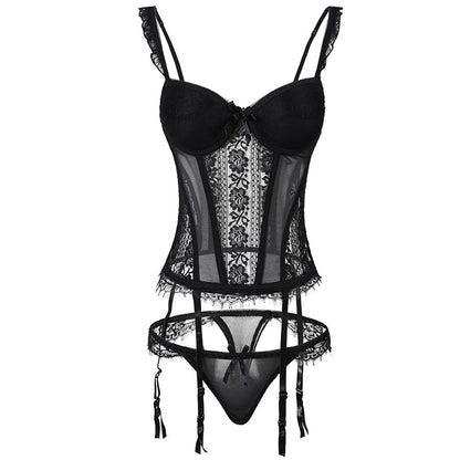 Clementine Lace Corset Ensemble