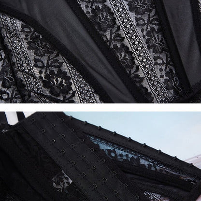 Clementine Lace Corset Ensemble