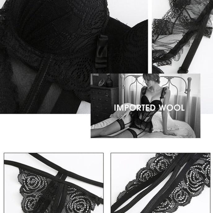Lace Corset Set by Adele