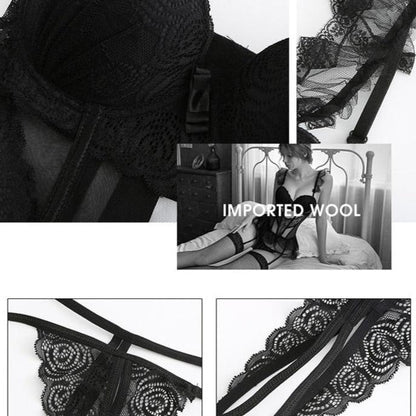 Lace Corset Set by Adele