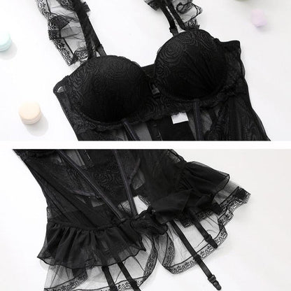 Lace Corset Set by Adele